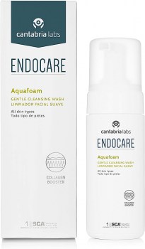 endocare aquafoam limpiador facial suave 125ml